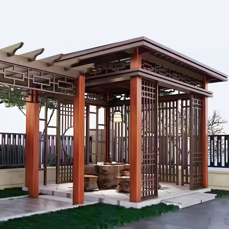 Pergola Seni Aloi Aluminium