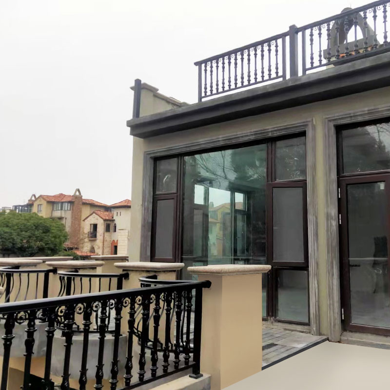 Pagar balkoni aloi aluminium