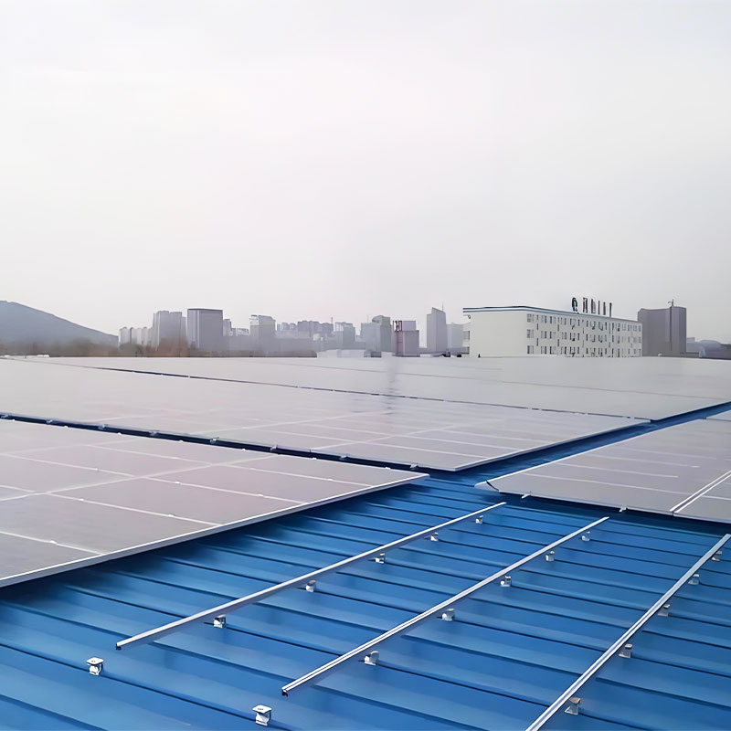 Pendakap solar bumbung plat keluli warna
