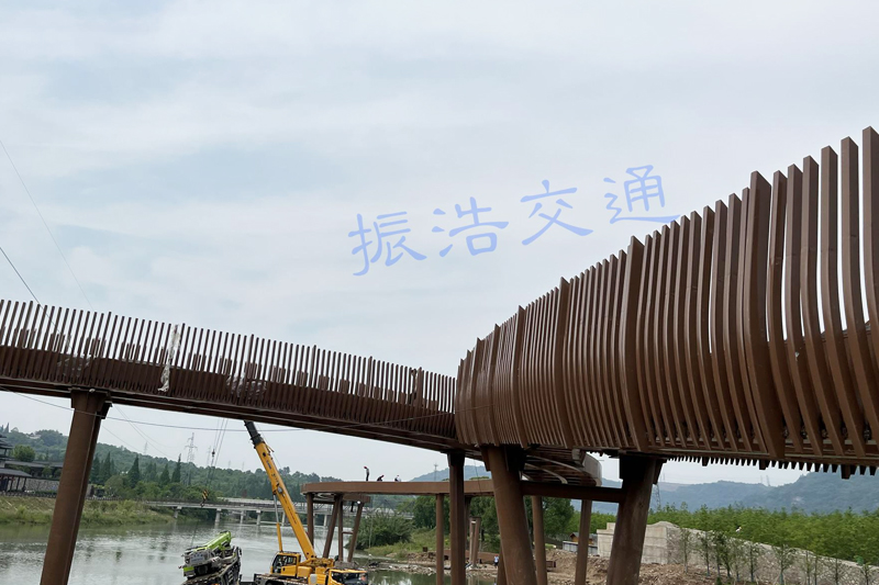 Pagar pengadang aloi aluminium